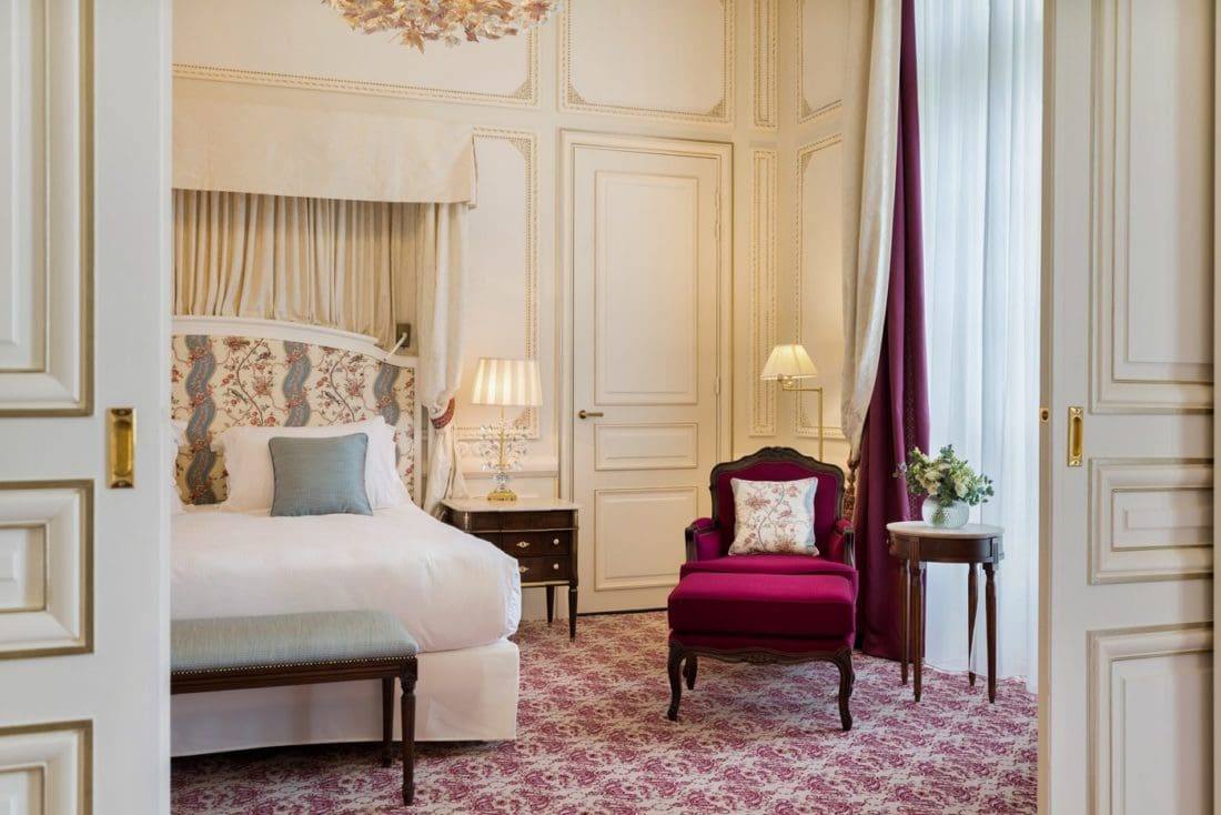 Chambre Second Empire de l'Impérial Hôtel avec vue sur l'océan Atlantique